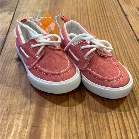 NWOT Gymboree red canvas shoes. Size 9 - Picture 2 of 3